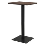 Bistro Table Dark Ash 70x70x107 cm 321927