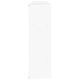 5 Piece TV Units with Storage "ODDA" White Solid Wood Pine 3365379