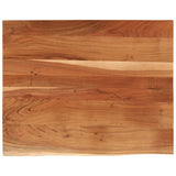 Desk Top 90x80x3.8 cm Rectangular Solid Wood Acacia Live Edge 370315