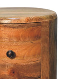 Oak-ish Drum Chest IN3603