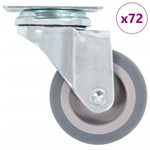 ZNTS 72 pcs Swivel Casters 50 mm 277904