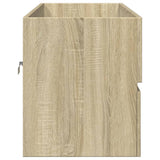 Bathroom Sink Cabinet Sonoma Oak 100x38.5x45 cm Engineered Wood 849639