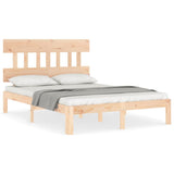 Bed Frame without Mattress 120x200 cm Solid Wood Pine 3193591