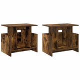 TV Stand 2 pcs Smoked Oak 50 x 35 x 45 cm Engineered Wood 891009