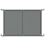 Elevated Dog Bed Grey 150x90x20 cm Textilene and Steel 42000845