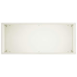 Garden Planter White 50 x 20 x 75 cm Cold-rolled Steel 8005458