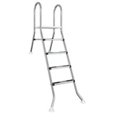 Partially in-Ground Pool Ladder 195 x 116 cm 4-Step 42032426