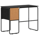 Desk with Storage Black Oak 100 x 50 x 75 cm 8008002