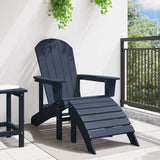 Adirondack Chair Navy Blue 82 x 74 x 92 cm HDPE 42006630