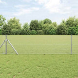 Welded Wire Fence Silver 0.8 x 100 m Steel 42004994