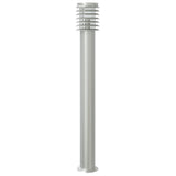 Outdoor Floor Lamps with Sensors 3pcs Silver 110cm Stainless Steel 4006368