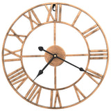 ZNTS Wall Clock Metal 40 cm Golden 283860