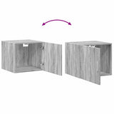 Slim Storage Cabinet Grey Sonoma 50x42.5x225 cm Engineered Wood 3281313