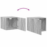 Slim Storage Cabinet Grey Sonoma 50x42.5x225 cm Engineered Wood 3281313