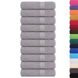 Hand Towels "FROGN" 10 pcs Grey 50x100 cm 360 gsm 136832