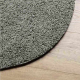 Shaggy Rug PAMPLONA High Pile Modern Green 160 cm 375312