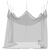 Garden Mosquito Net 220 mesh Black 3 x 4.5 x 2.5 m Polyester 42033536