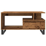 Coffee Table Old Wood 90x49x45 cm Engineered Wood 857454