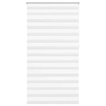 Zebra Blind 120 x 230 cm White 240218