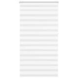 Zebra blind 120.9x230 cm Fabric Width 116.7 cm white 240218