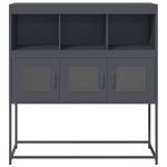 ZNTS Sideboard Anthracite 100.5x39x107 cm Cold-rolled Steel 853418