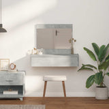 Dressing Table with Drawer Grey 83 x 40 x 70 cm Engineered Wood 865202