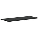 Window Sill Black with wood grain 140 x 50 x 4.5 cm PVC 42046884