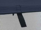 3-bow Bimini Top with Mesh Sidewalls 183xx137 cm 94845
