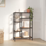 Book Shelf 80x30x120 cm Steel and Engineered Wood 336357