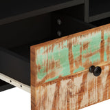 TV Cabinet 100x33x46 cm Solid Wood Reclaimed and Engineered Wood 351980