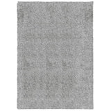 Shaggy Rug PAMPLONA High Pile Modern Grey 120x170 cm 375256
