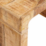 End Table Brown 60 x 35 x 46 cm Solid Mango Wood 4104575
