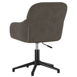Office Chair Dark Grey 56 x 61.5 x 72 cm Velvet 42025220