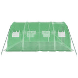 Greenhouse with Steel Frame Green 16 m 4x4x2 m 3188061