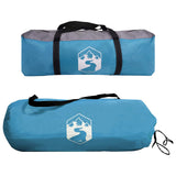 Side Tent with Roof Blue 410 x 410 x 250 cm Polyester and Steel 42028682