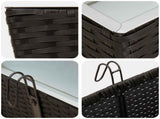 Railing 2 pcs 80 x 17 x 17 cm Metal 42026968