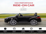 Kids Licensed Audi TT Ride-On Car 12V Battery w/ Remote Suspension Headlights and MP3 Player T3398P348161
