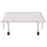 Bed Frame without Mattress Foldable White 90x190 cm Steel 4103966
