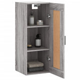 Wall Mounted Cabinet Grey Sonoma 34.5x34x90 cm Engineered Wood 830506