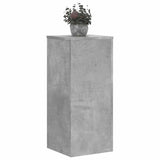 Plant Stands 2 pcs Concrete Grey 30x30x70 cm Engineered wood 852927