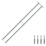 Adjustable Security Grille for Windows with 2 Crossbars 1000-1500 mm 141381