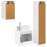 Bathroom Furniture Set 3 pcs White 33 x 34.5 x 160 cm 3406073