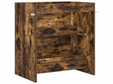 Bathroom Under Sink Cabinet Smoked Oak 56 x 37.5 x 81 cm 890708