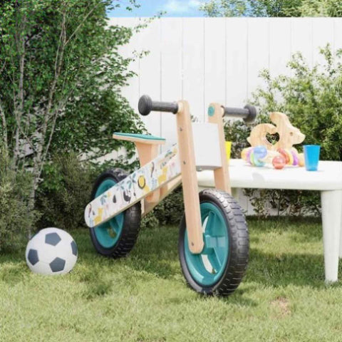 Balance Bike for Children Blue Printed 358364