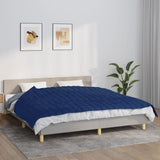 Weighted Blanket Blue 155x220 cm 11 kg Fabric 350741