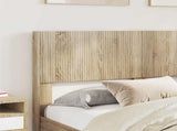Bed Frame with Storage and Headboard Sonoma Oak 150 x 200 cm 3414197