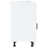 Kitchen Base Cabinet Porto White Engineered Wood 853957