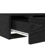 ZNTS Bed Drawers Black 80x36,5x16,5 cm Engineered Wood 866924