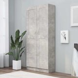 Book Cabinet Concrete Grey 82.5x30.5x185.5 cm Engineered Wood 802736
