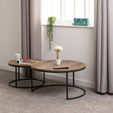 ZNTS Quebec Round Coffee Table Set 300-301-048